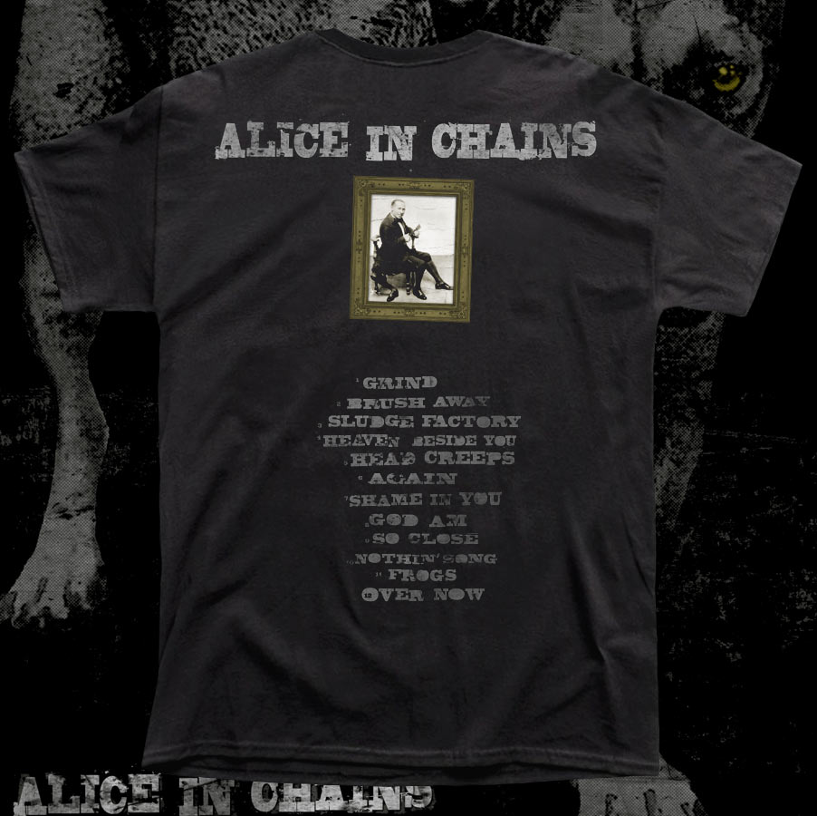ALICE IN CHAINS "HOMONIMO" POLERA HOMBRE SERIGRAFÍA