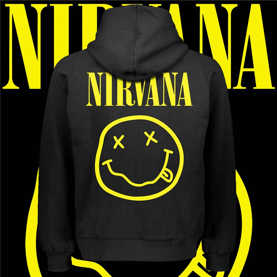 NIRVANA SMILEY FACE polerón unisex e
