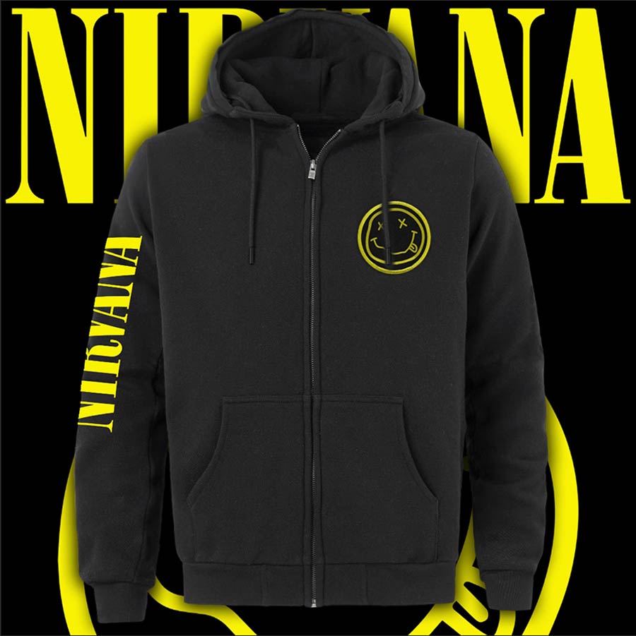 NIRVANA SMILEY FACE polerón unisex f