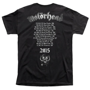MOTORHEAD "TOUR 2015" POLERA