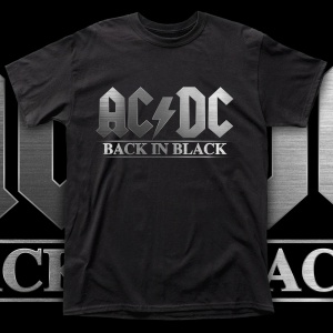 AC/DC “Back In Black” POLERA DE HOMBRE