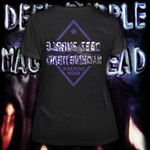 DEEP PURPLE "Machine Head" polera de mujer algodón serigrafía