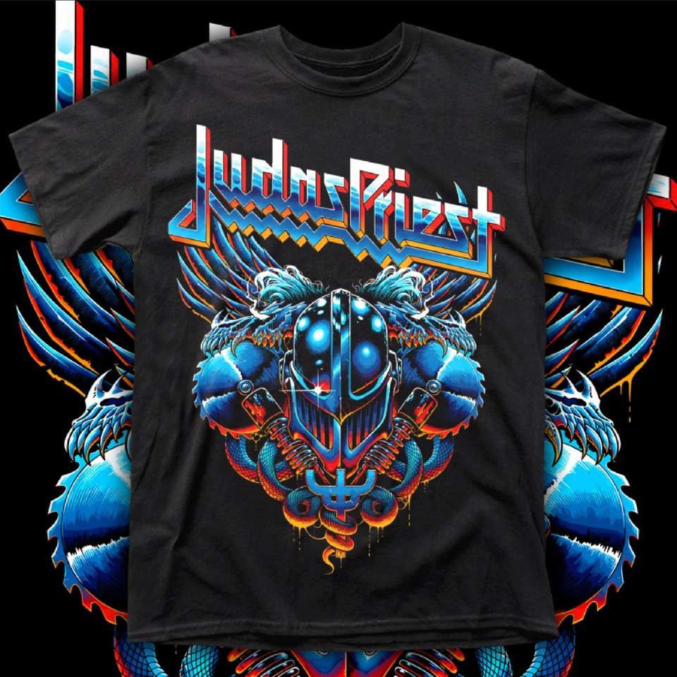Judas Priest "PAINKILLER" polera rock hombre serigrafía f