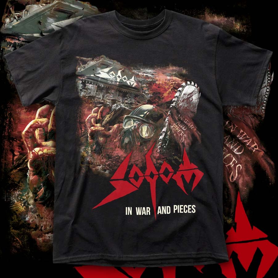 SODOM IN WAR AND PIECES polera hombre f
