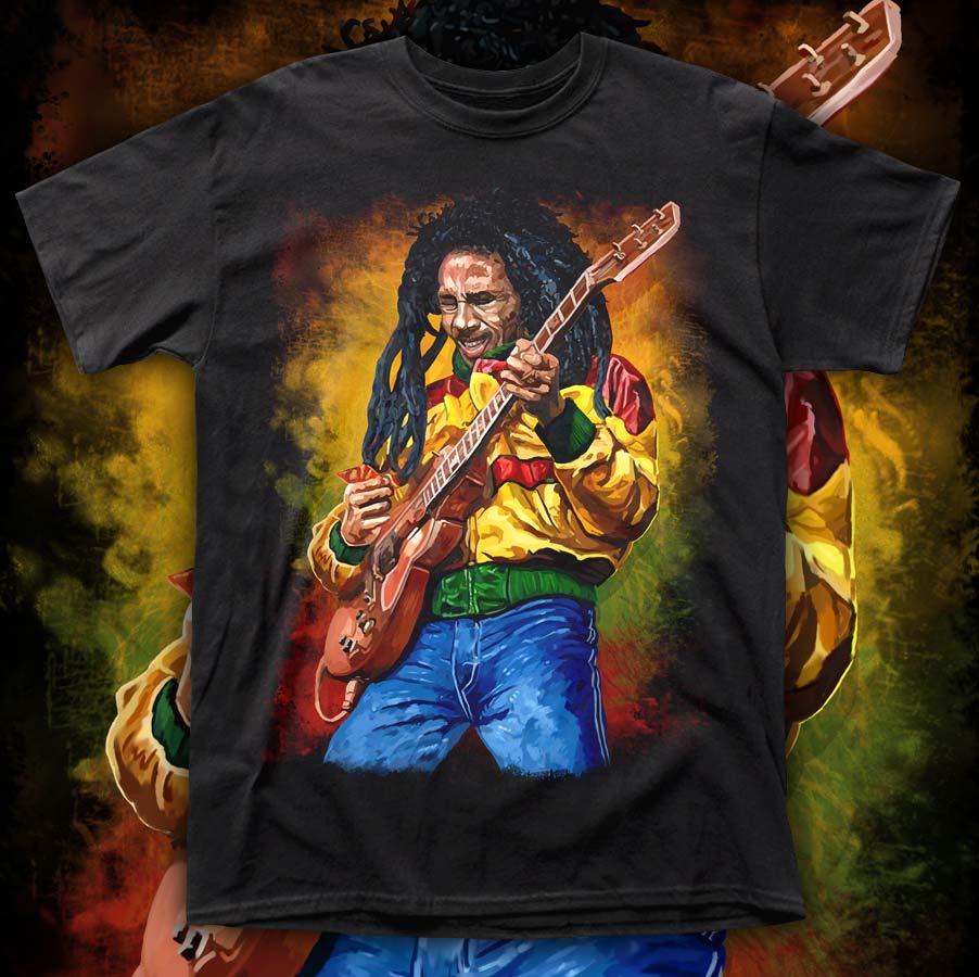BOB MARLEY "DON'T WORRY ABOUT A THING" POLERA HOMBRE