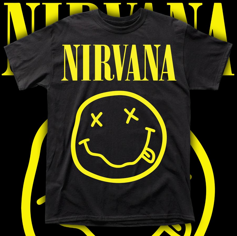 NIRVANA “SMILEY FACE” POLERA DE HOMBRE