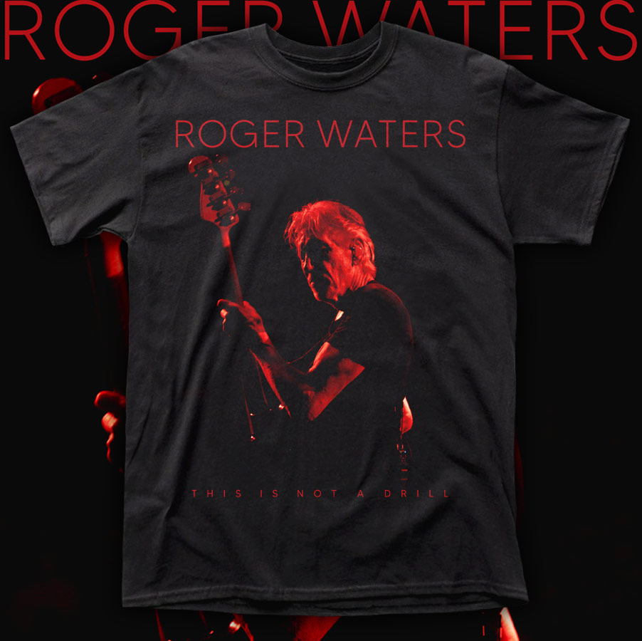 PINK FLOYD ROGER WATERS "THIS IS NOT A DRILL 2023" polera hombre