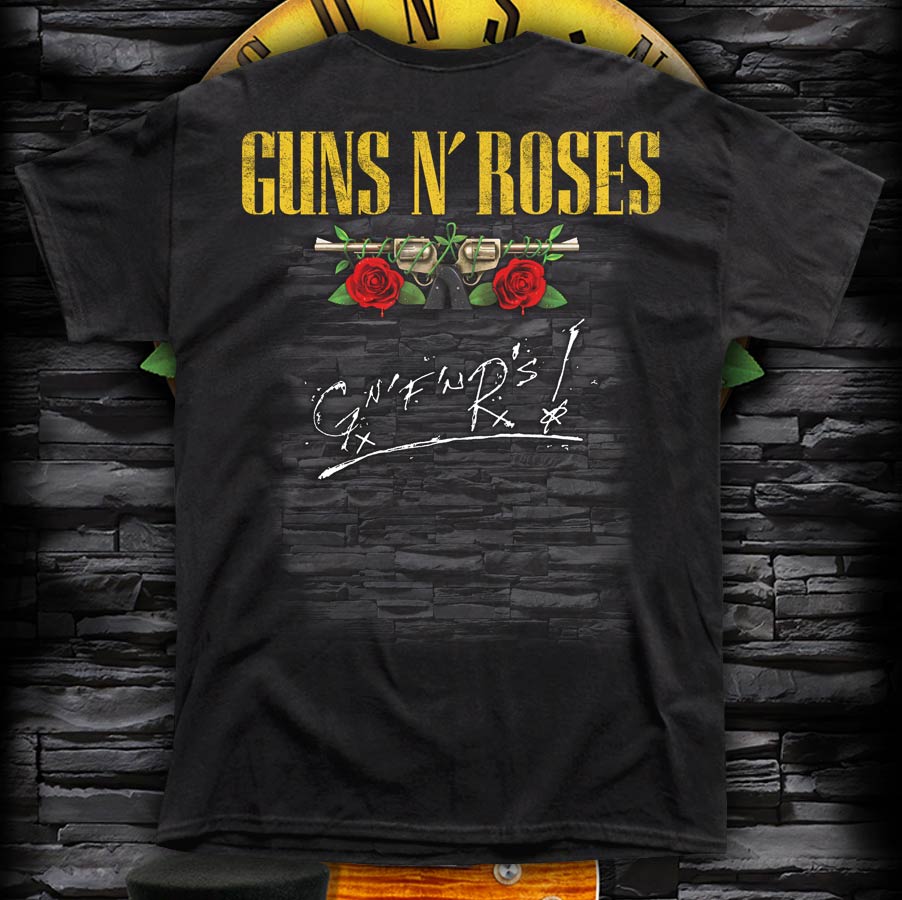 GUNS N ROSES “Guitar & Hat” POLERA DE HOMBRE