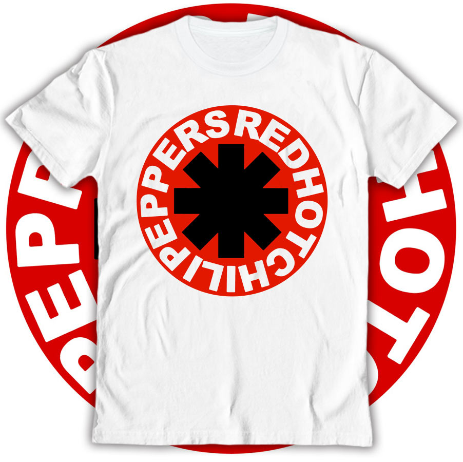 RED HOT CHILI PEPPERS "Logo" polera hombre