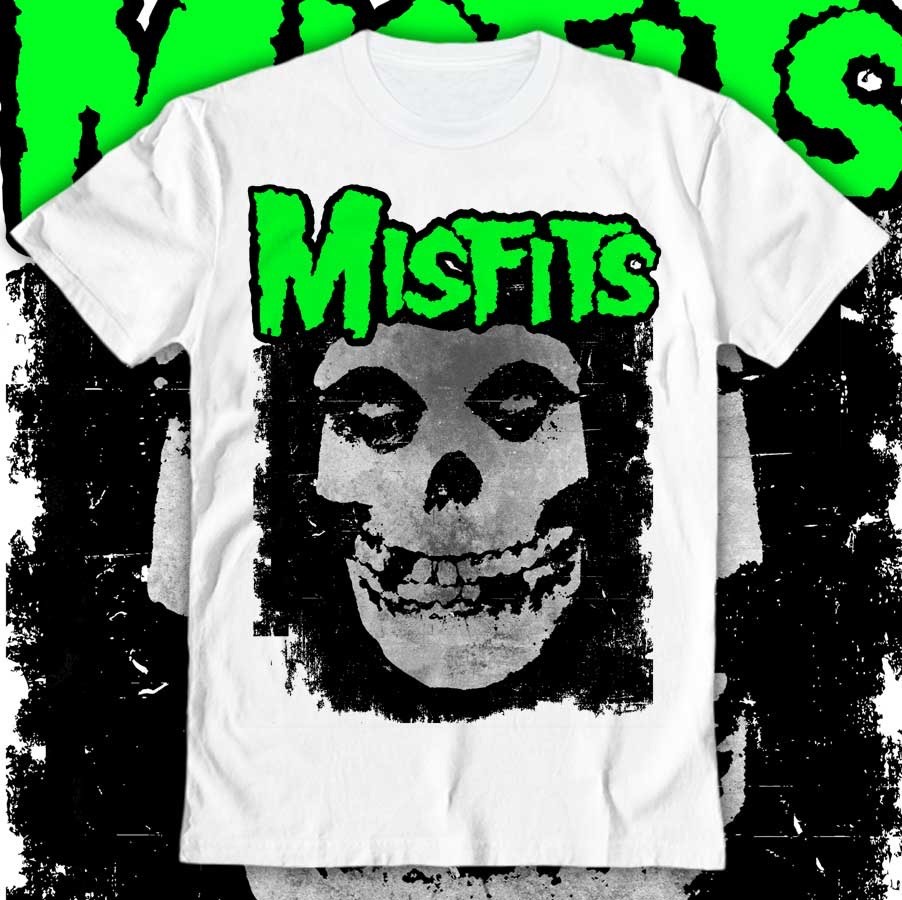 MISFITS Classic skull polera hombre