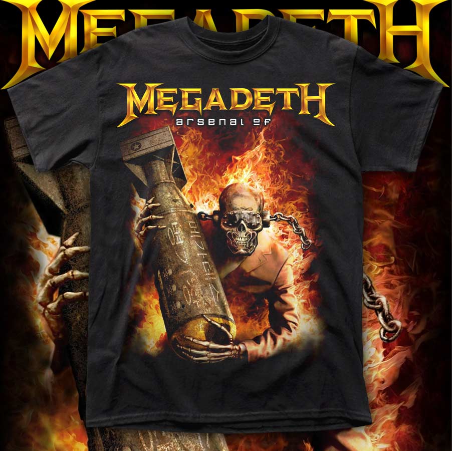 MEGADETH "ARSENAL OF" polera hombre