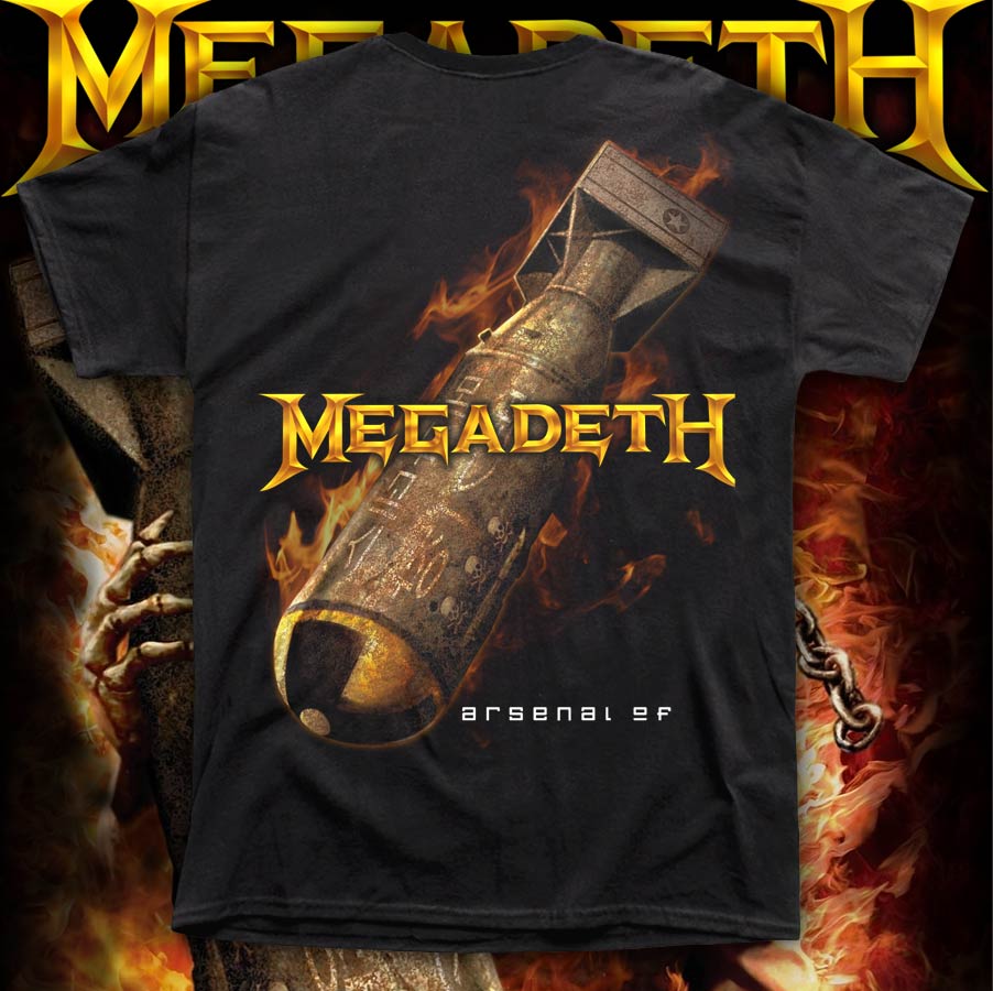 MEGADETH "ARSENAL OF" polera hombre