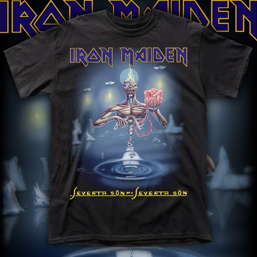 IRON MAIDEN SEVEN SON OF THE SEVEN SON POLERA ROCK HOMBRE