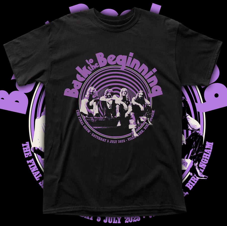 BLACK SABBATH "BACK TO THE BIGINNING" polera hombre serigrafía