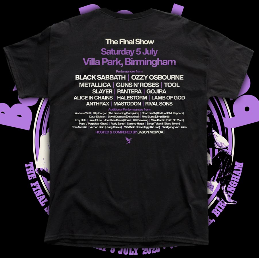 BLACK SABBATH "BACK TO THE BIGINNING" polera hombre serigrafía