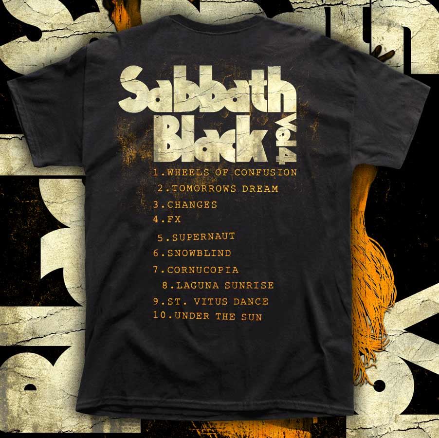 BLACK SABBATH "Vol. 4" POLERA DE HOMBRE e