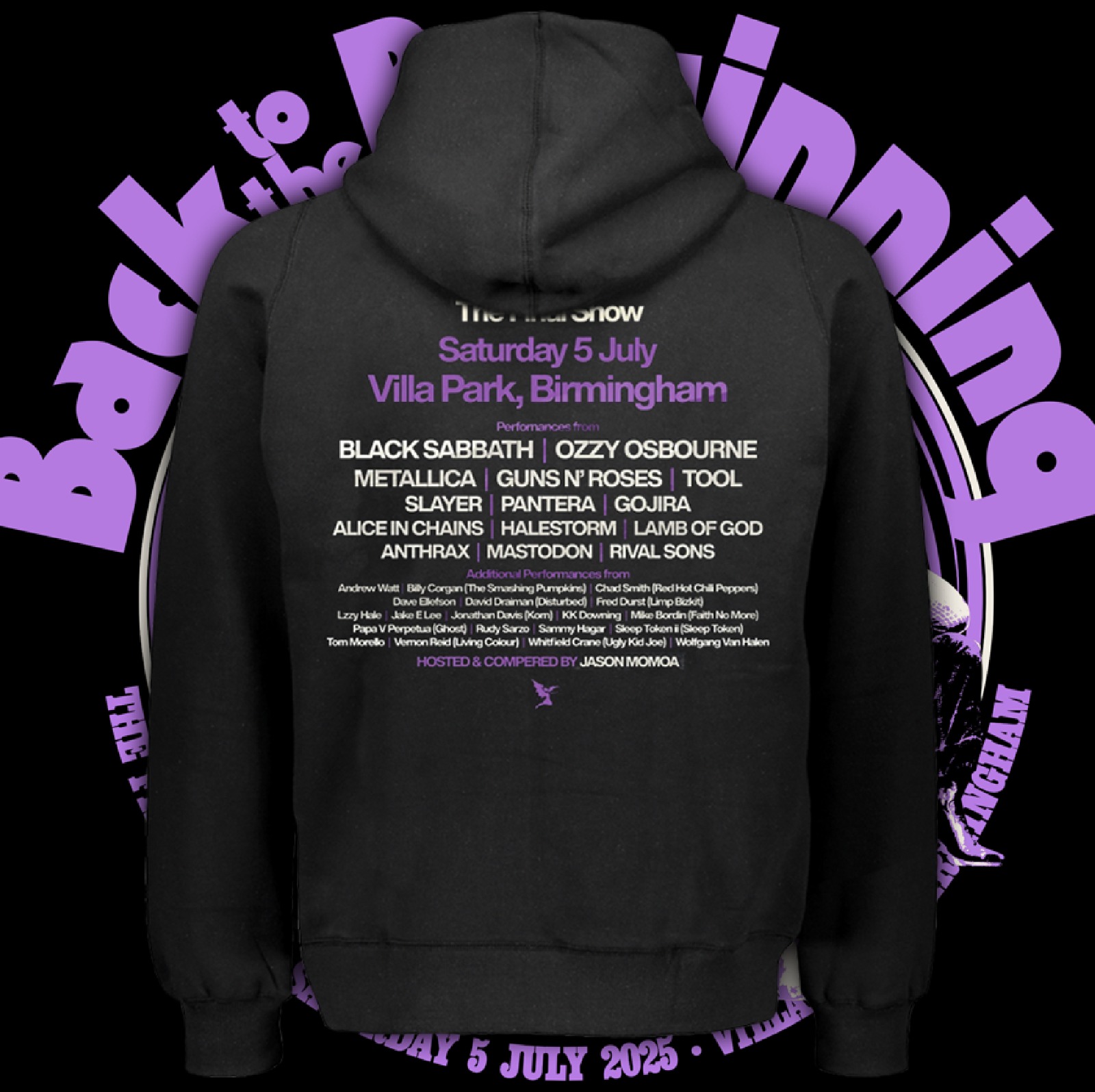 BLACK SABBATH "BACK TO THE BEGENNING" polerón unisex