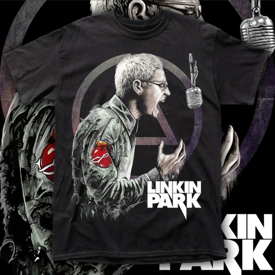 LINKIN PARK "CHESTER BENNINGTON" polera hombre serigrafía