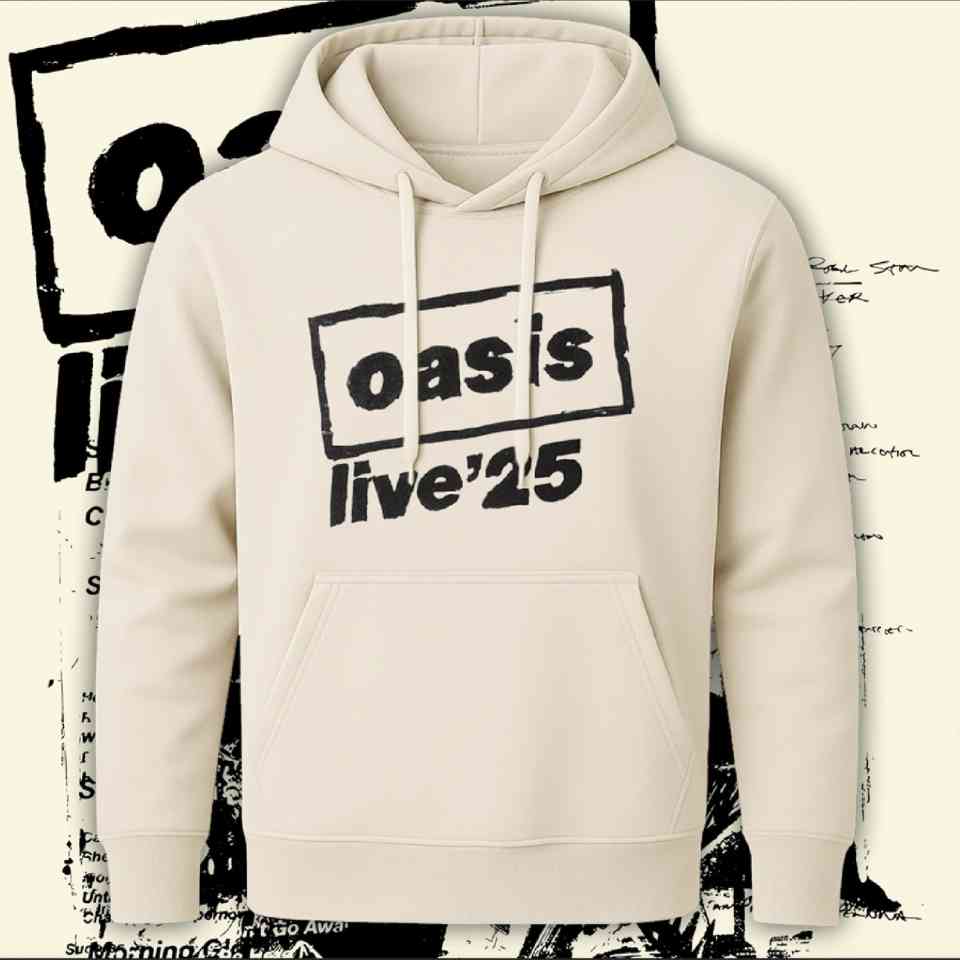 OASIS "LIVE ´25" polerón canguro unisex