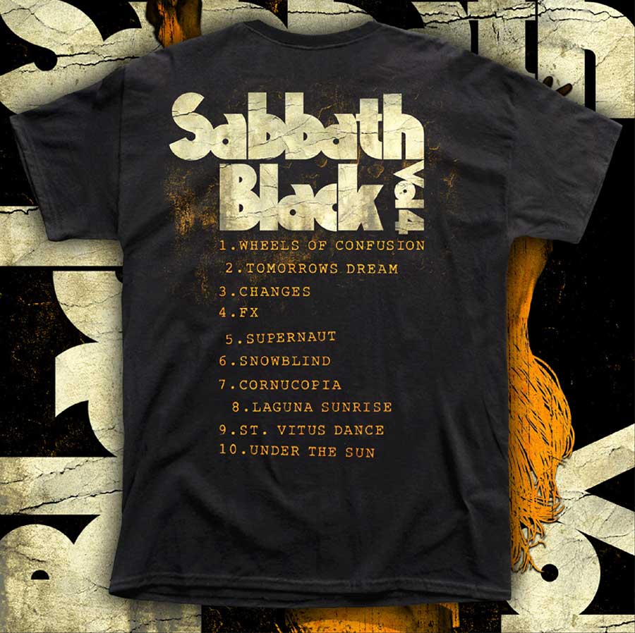 BLACK SABBATH VOL4 polera