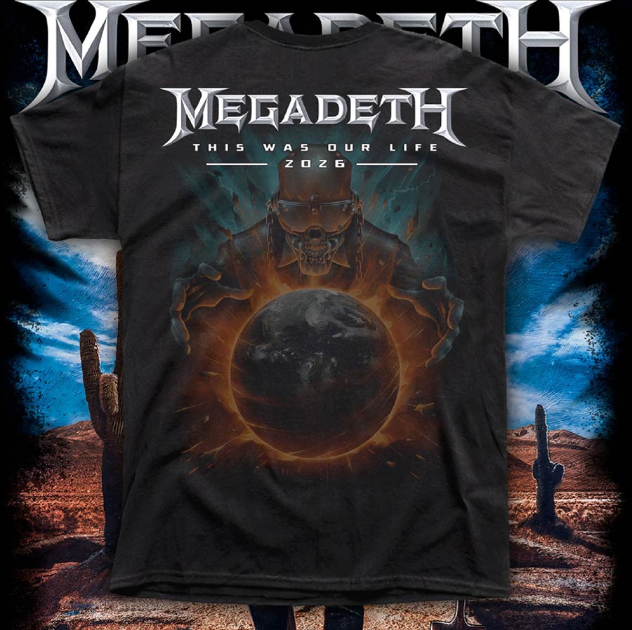 MEGADETH "THIS WAS OUR LIFE" polera hombre serigrafía e
