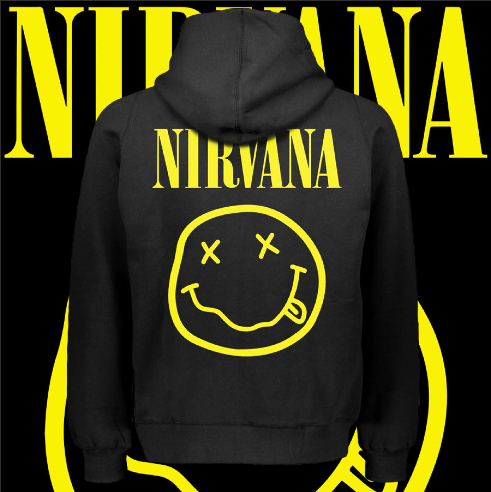 NIRVANA SMILEY FACE polerón unisex e