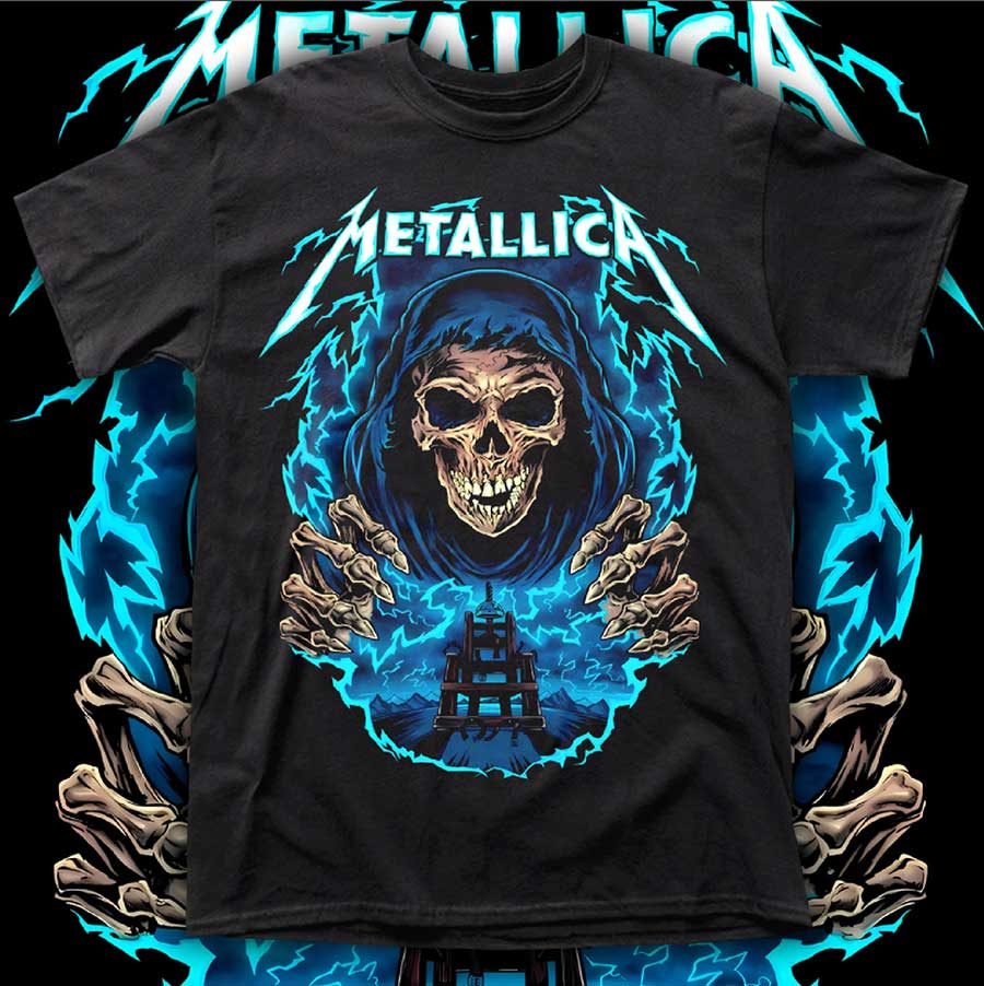 METALLICA "FADE TO BLACK" polera hombre serigrafía
