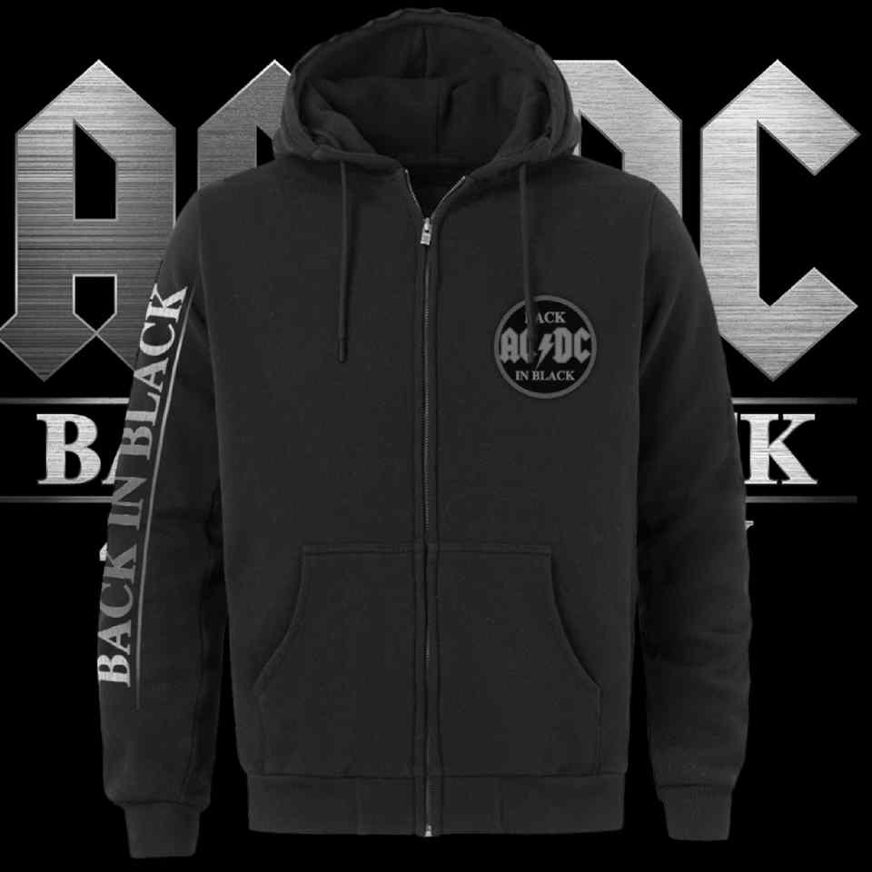 AC/DC "BACK IN BLACK" polerón unisex