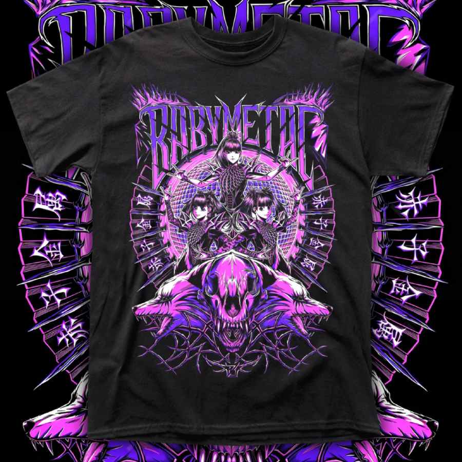 BABY METAL "THE FOX GOD" POLERA ROCK HOMBRE f