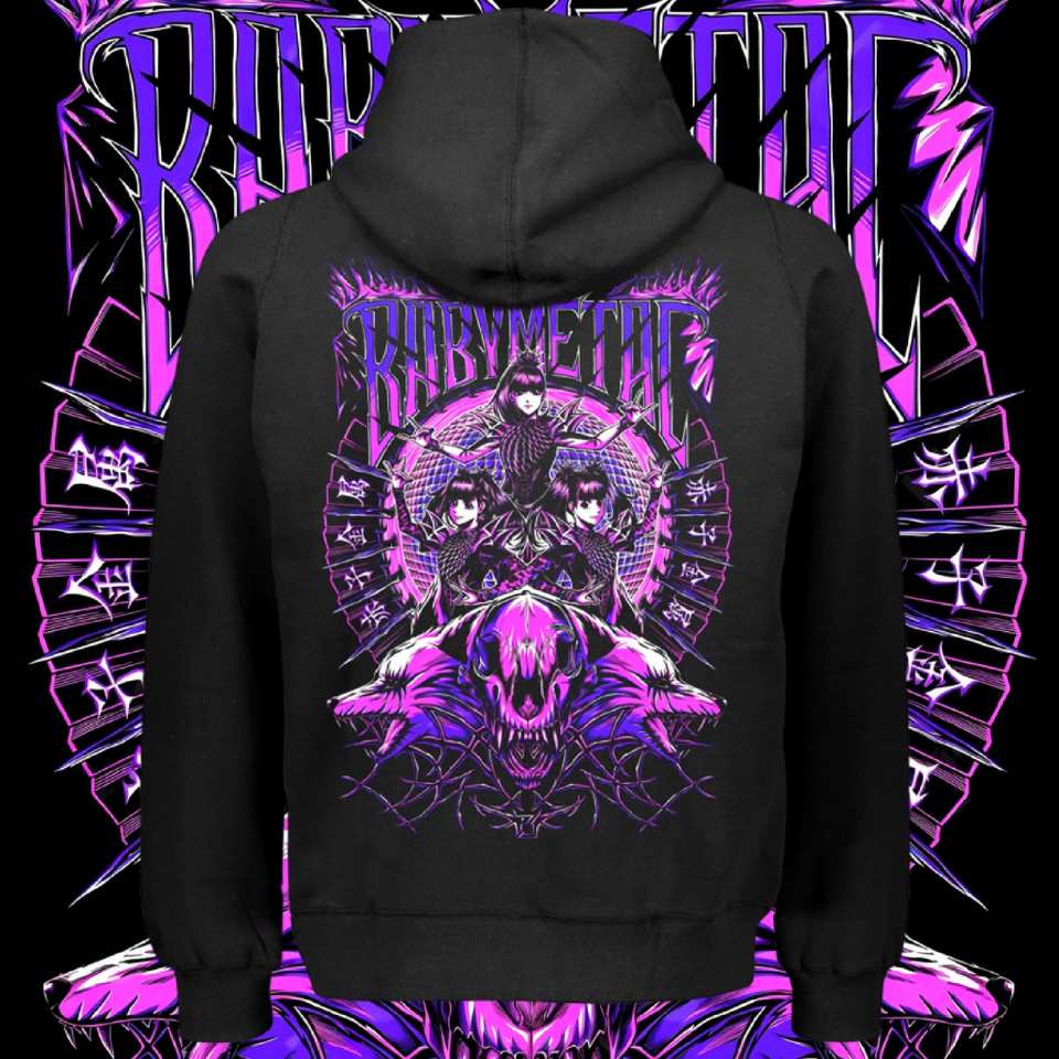 BABY METAL THE FOX GOD polerón unisex