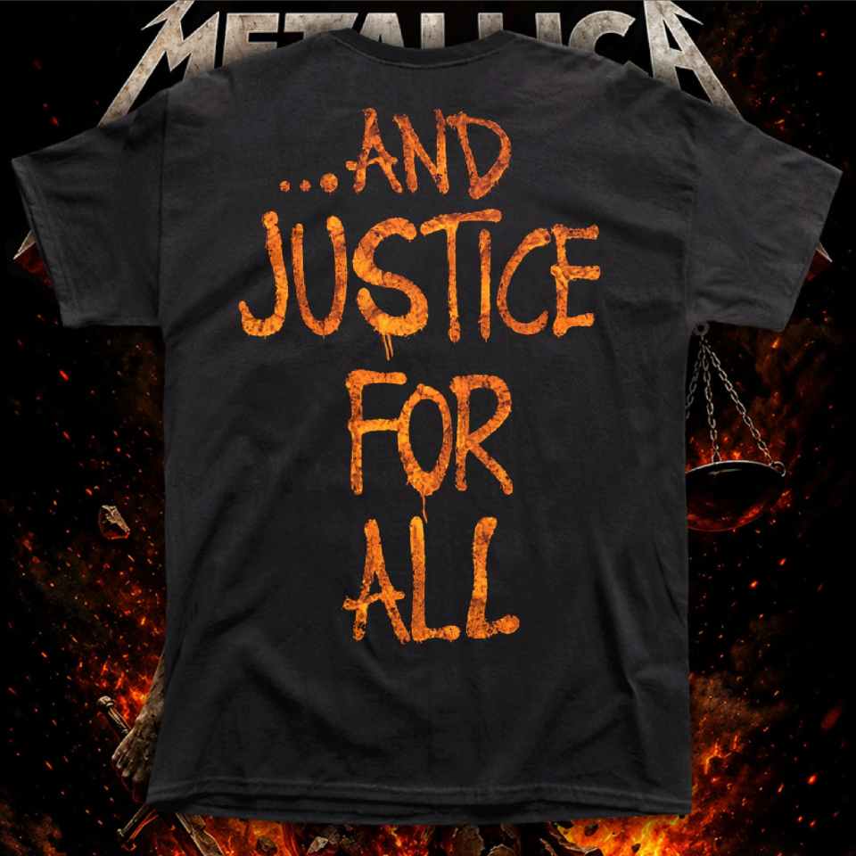 METALLICA "AND JUSTICE FOR ALL 2" polera hombre e
