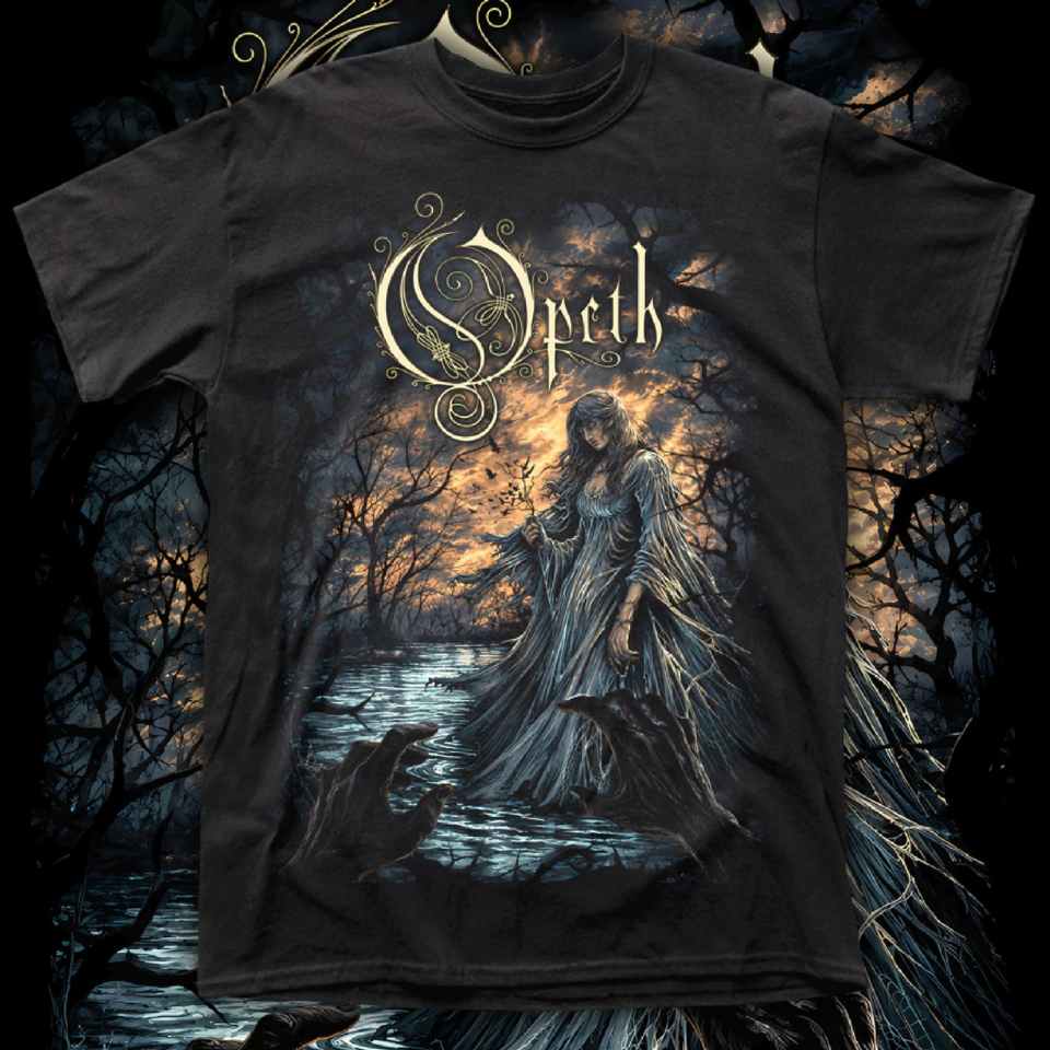 OPETH "WOMAN IN THE LAKE" polera hombre serigrafía f