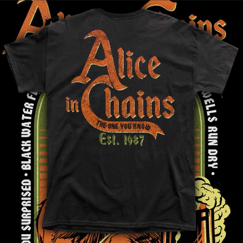 ALICE IN CHAINS "DEVILS BREW" POLERA HOMBRE SERIGRAFÍA