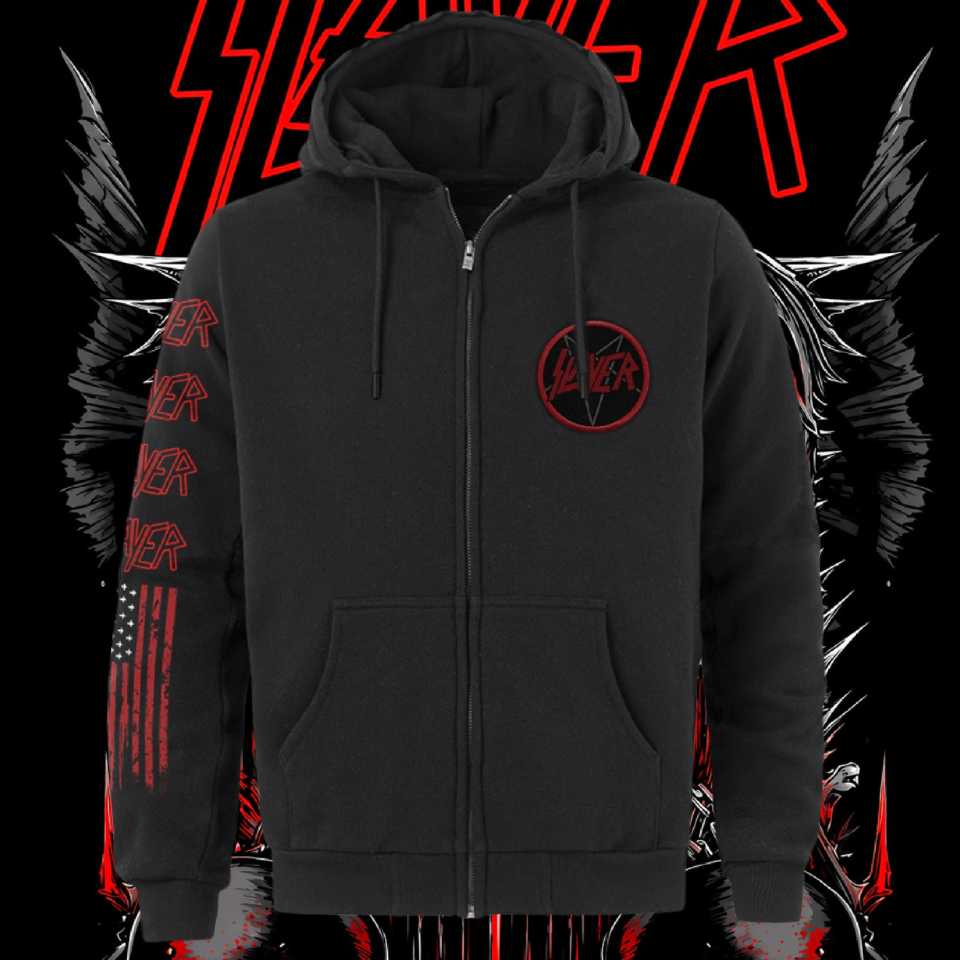 SLAYER "FLAG" POLERÓN UNISEX f