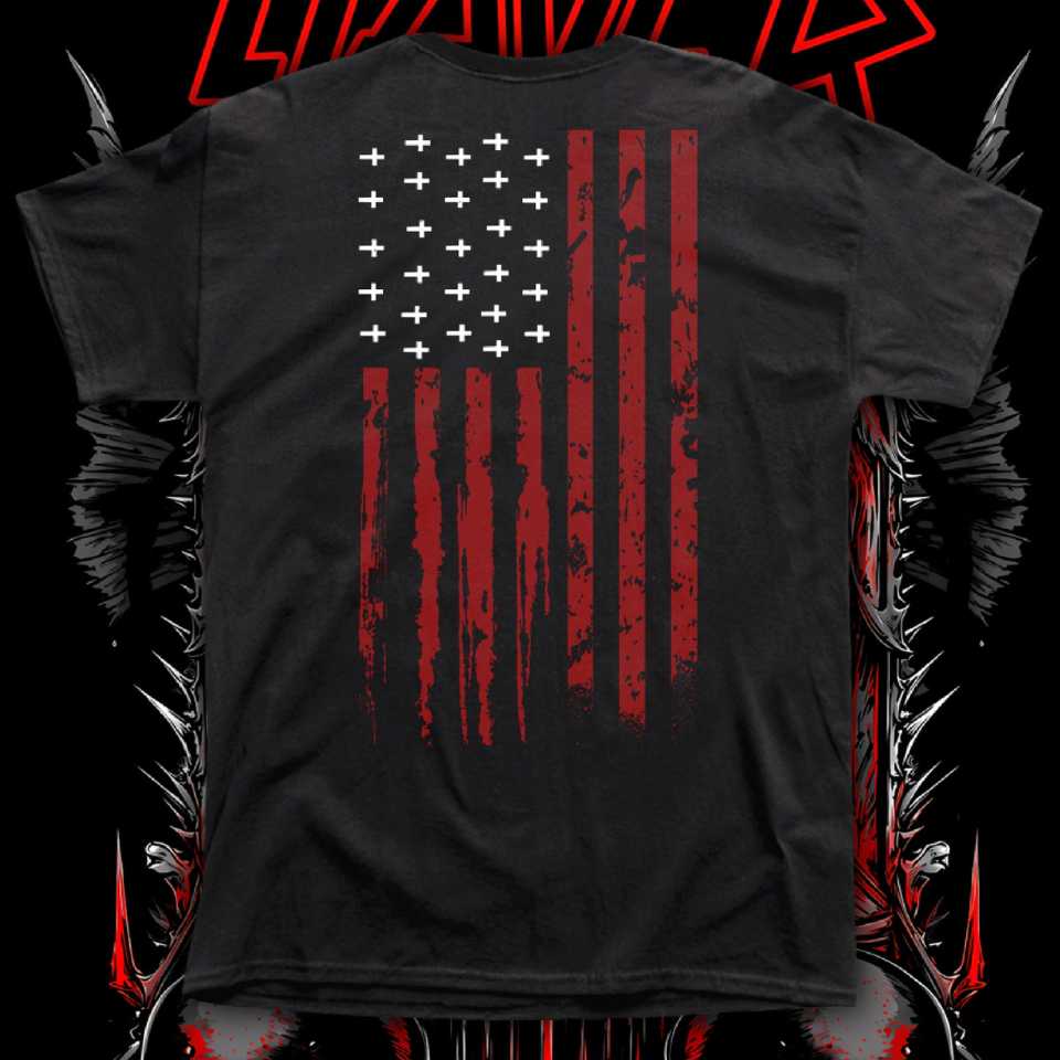 SLAYER FLAG polera rock hombre f