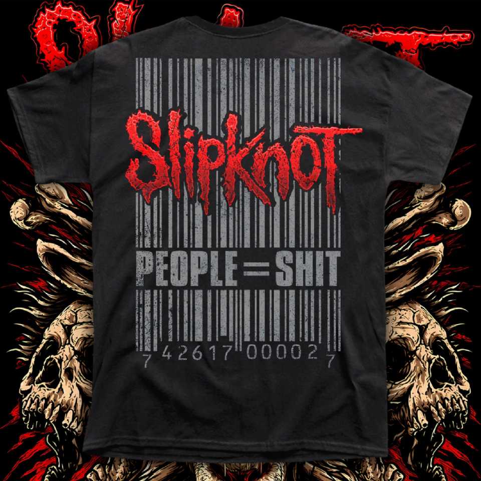 SLIPKNOT "PEOPLE SHIT" POLERA ROCK HOMBRE SERIGRAFÍA e