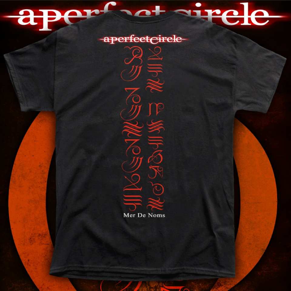 A PERFECT CIRCLE "MER DE NOMS" polera hombre serigrafía
