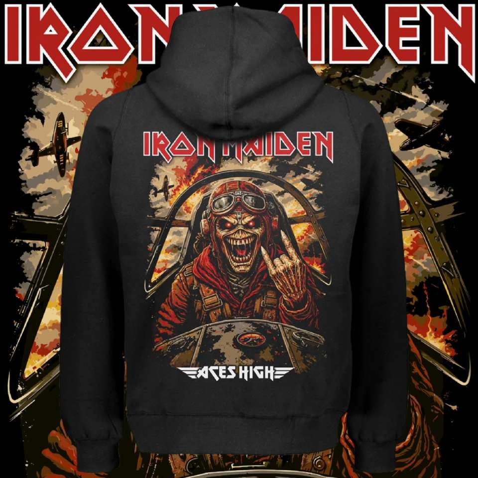 IRON MAIDEN "ACES HIGH" polerón unisex e