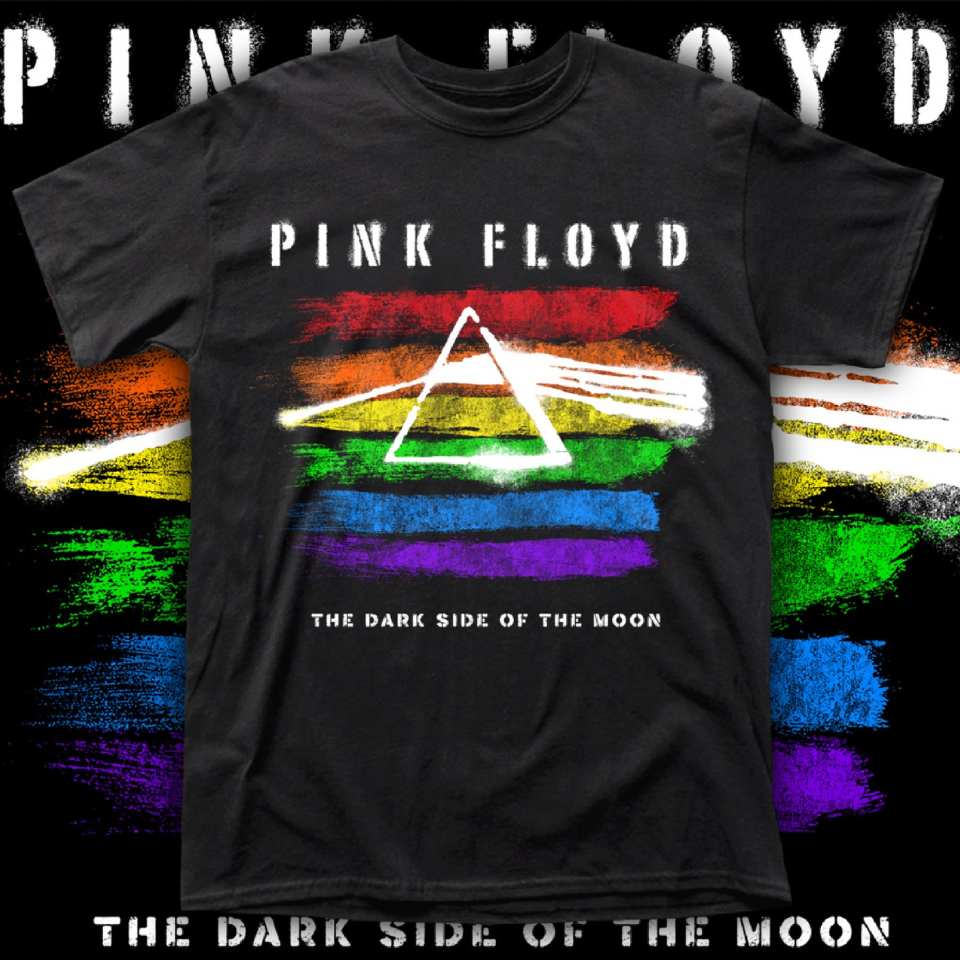 PINK FLOYD DARK SIDE OF THE MOON polera hombre f